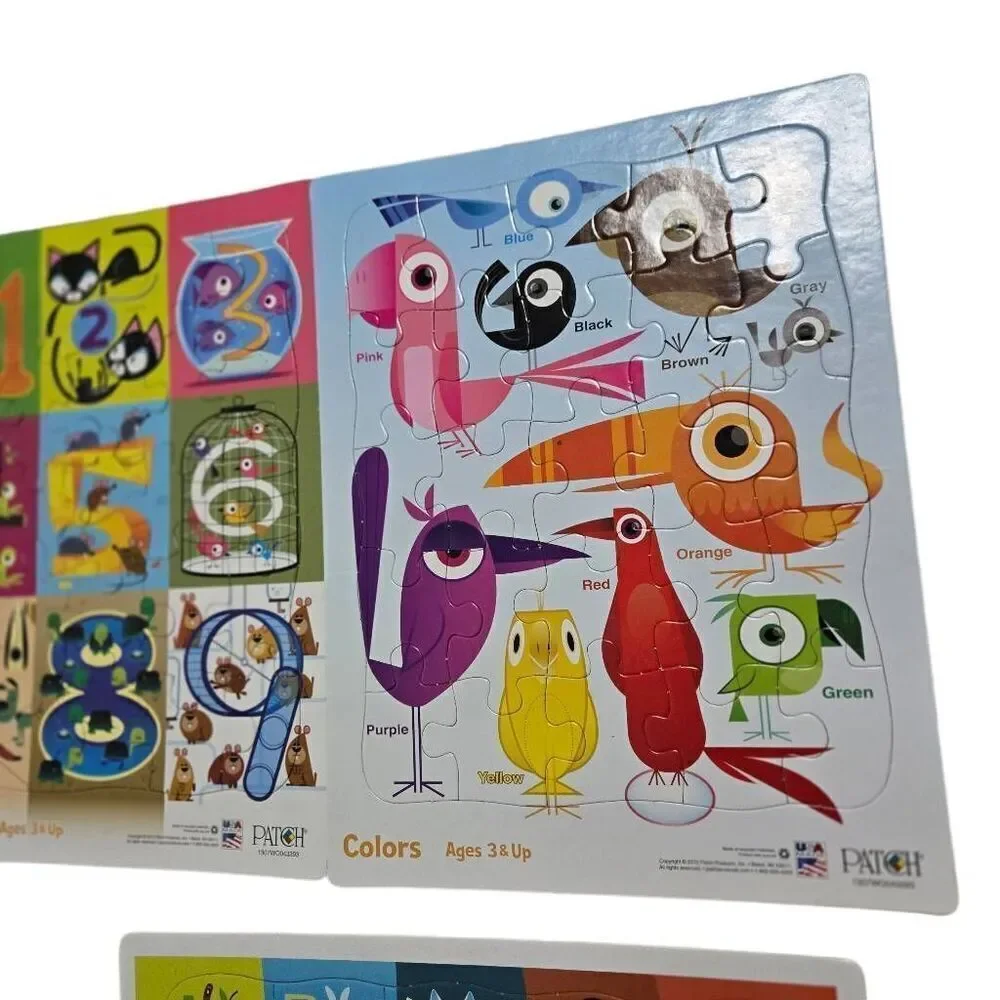 4 Patch Toy learning puzzles 3+